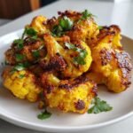 Air Fryer Turmeric & Honey Cauliflower Bites