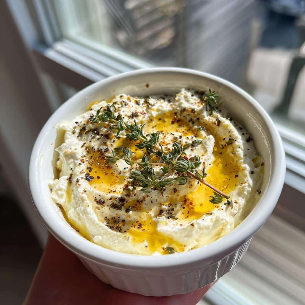 Air Fryer Whipped Feta Honey Dip - detail 1