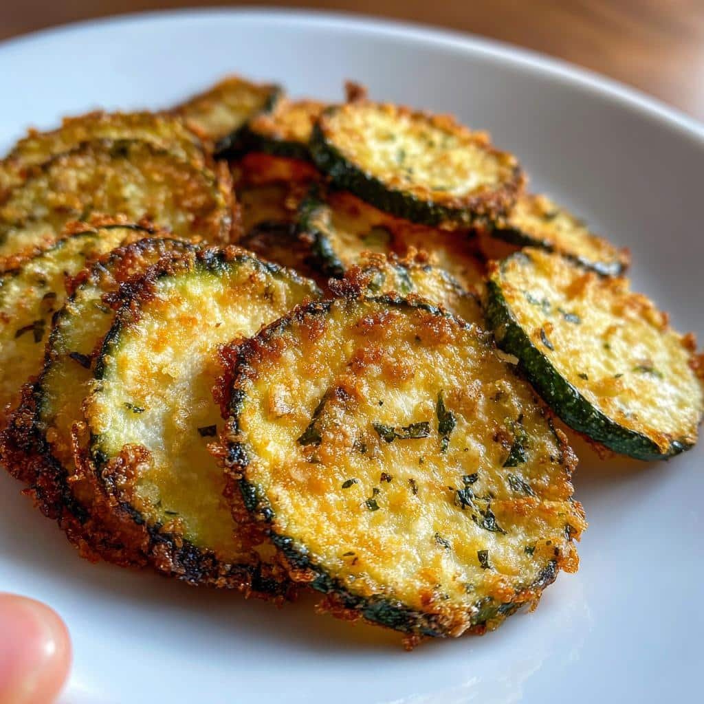 Air Fryer Zucchini Chips - detail 1