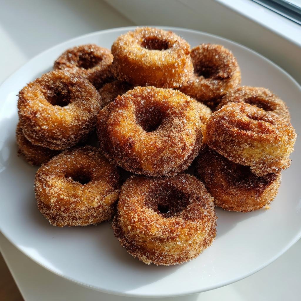 Air fryer apple cider donut bites - detail 1