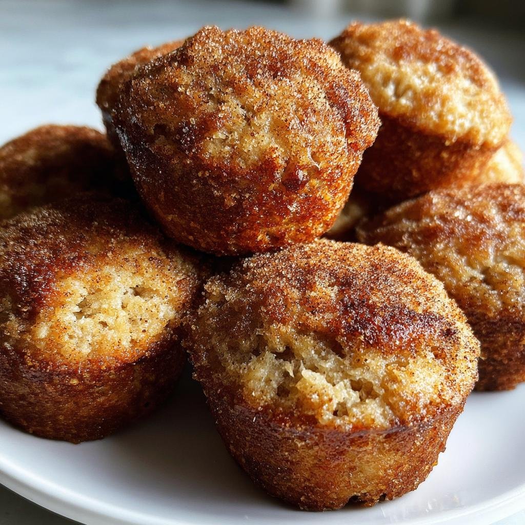 Air fryer banana bread bites