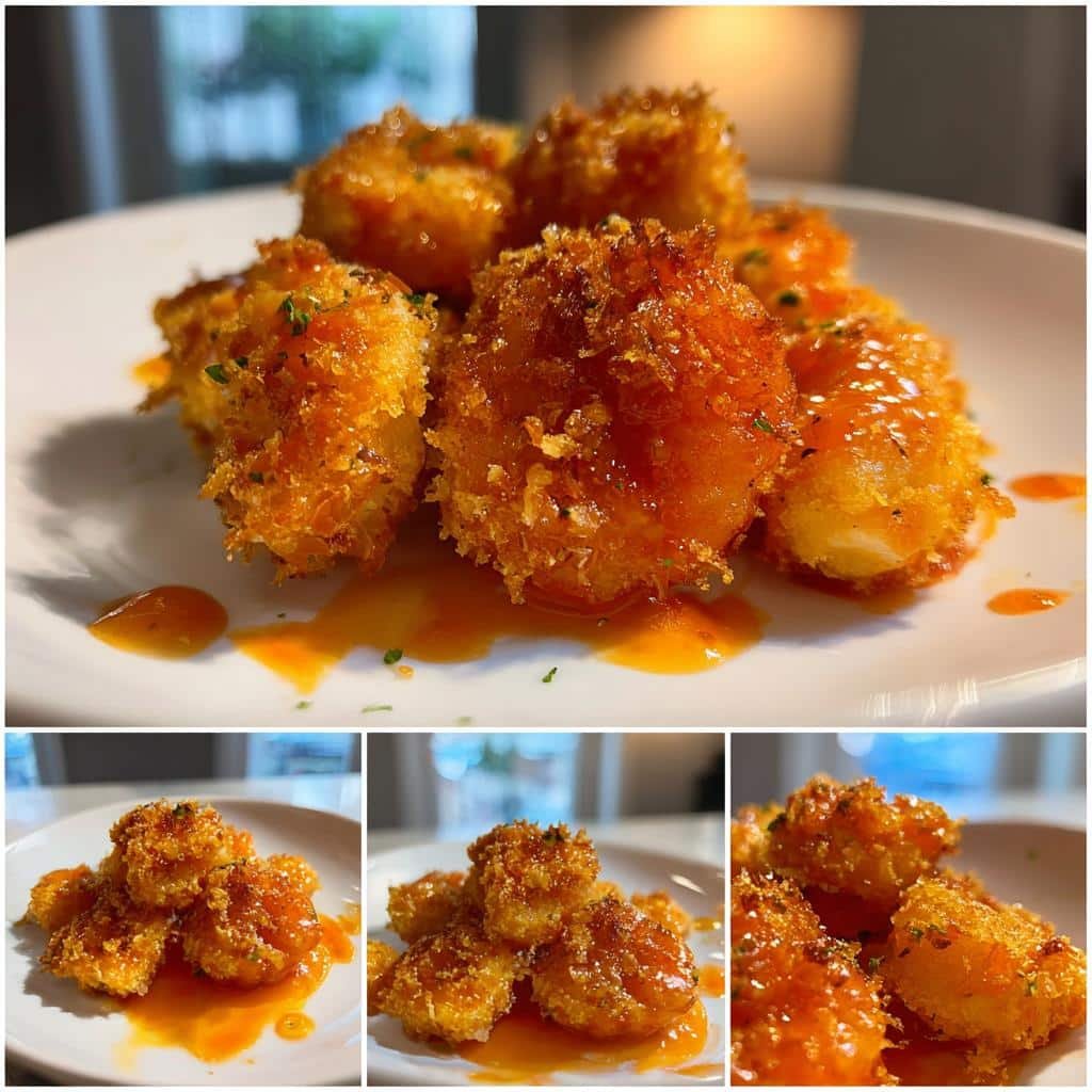 Air fryer buffalo shrimp bites - detail 1