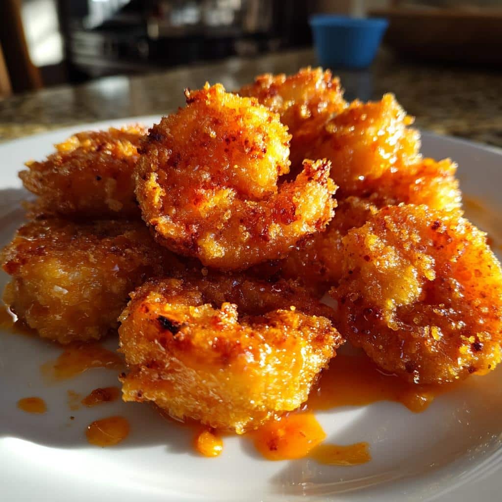 Air fryer buffalo shrimp bites