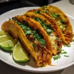 Air fryer chicken birria tacos