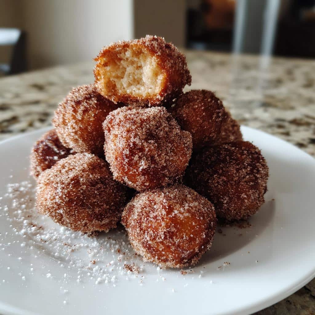 Air fryer churro donut holes - detail 1