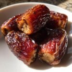 Air fryer cinnamon stuffed dates