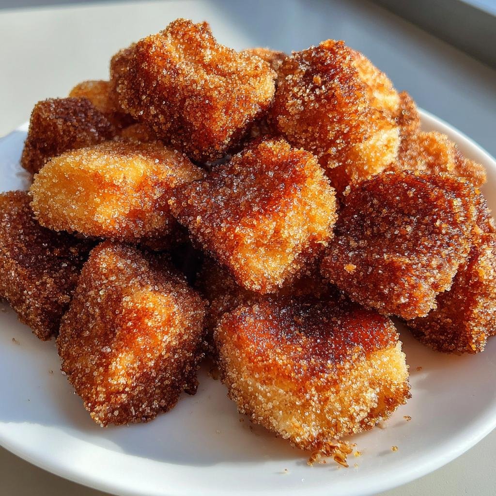 Air fryer cinnamon toast crunch bites - detail 1