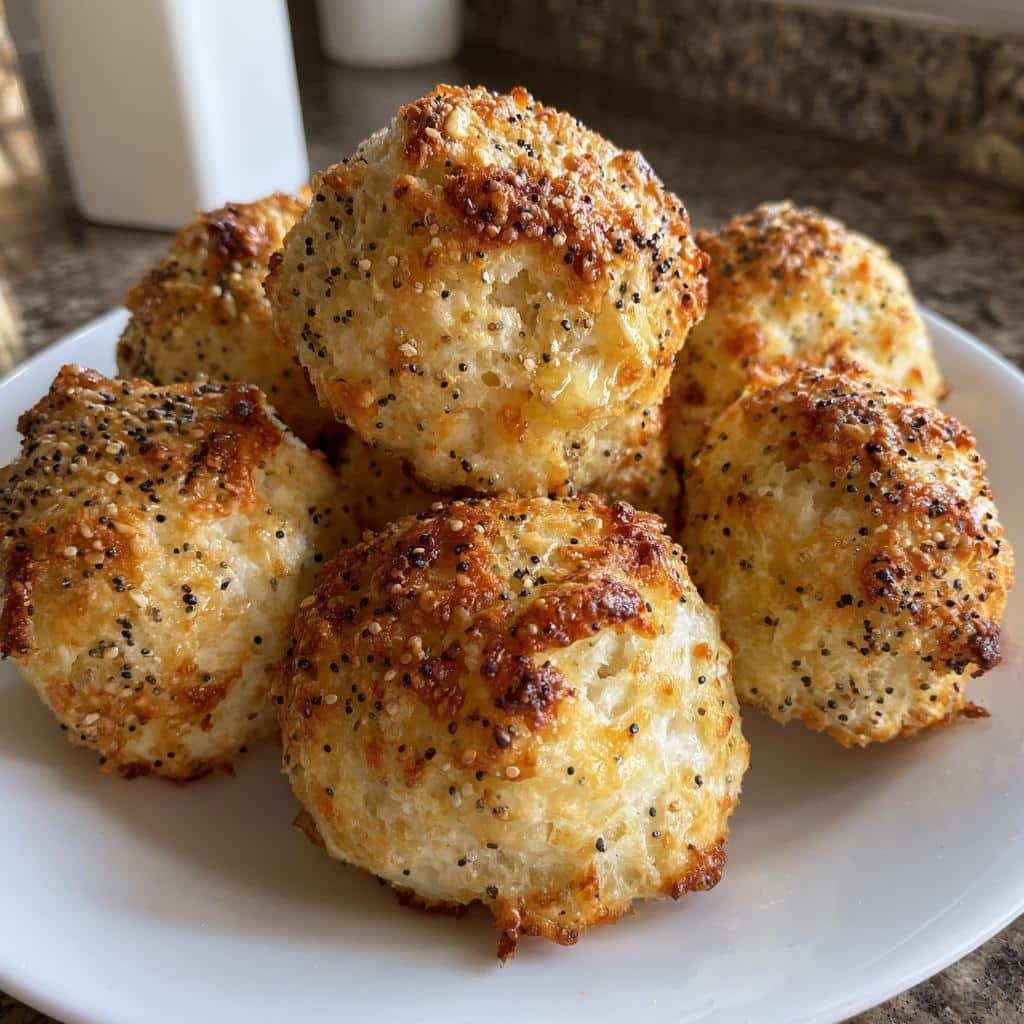 Air fryer everything-bagel biscuit bites - detail 1