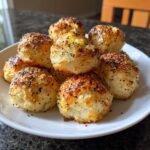 Air fryer everything-bagel biscuit bites