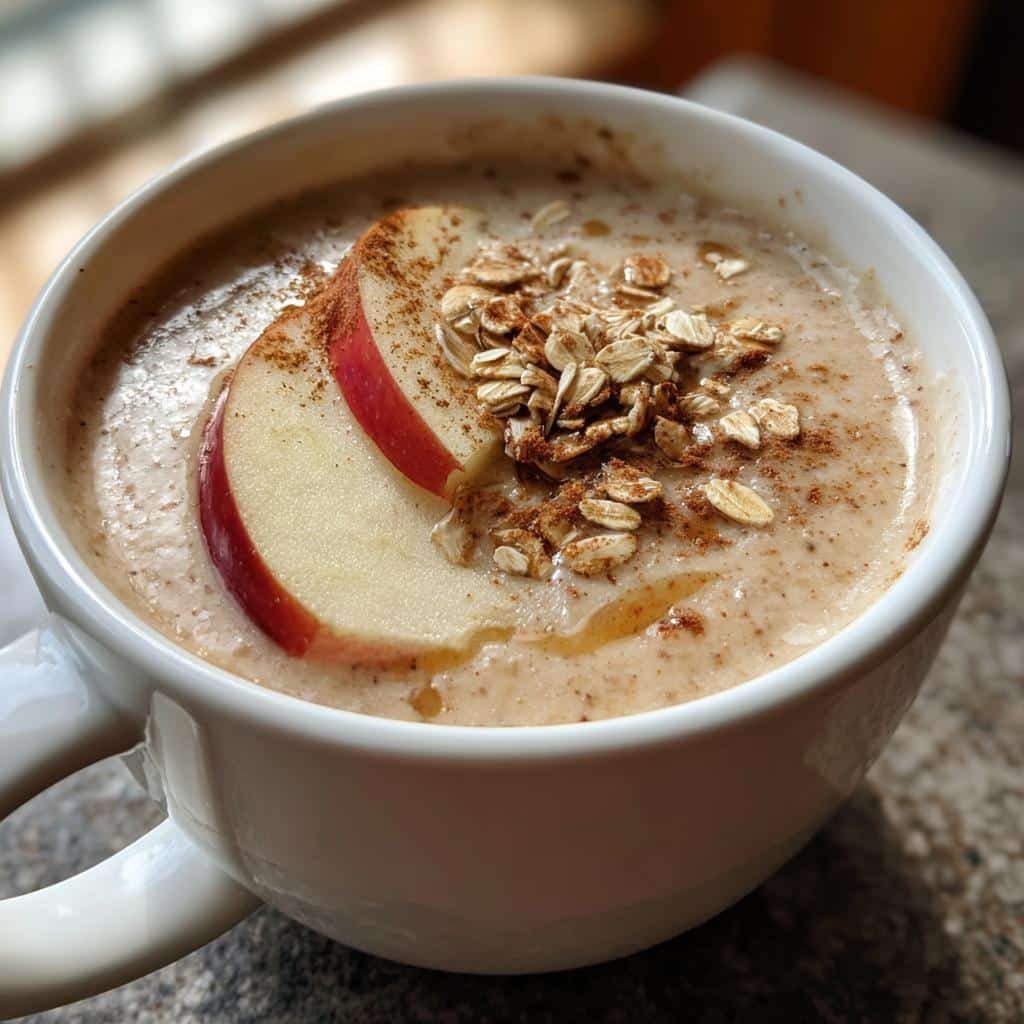 Apple pie smoothie bowl - detail 1