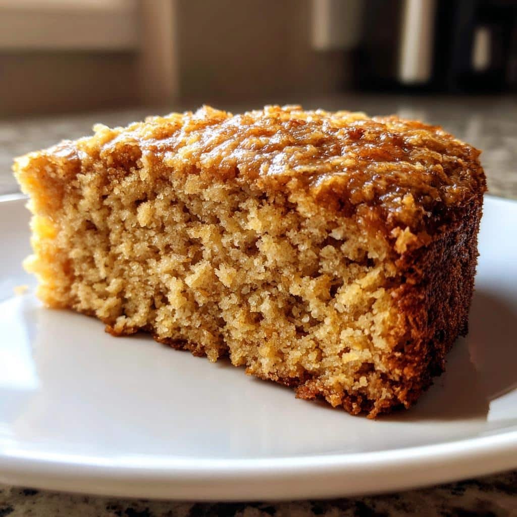 Baked Oats Blended Oatmeal Cake