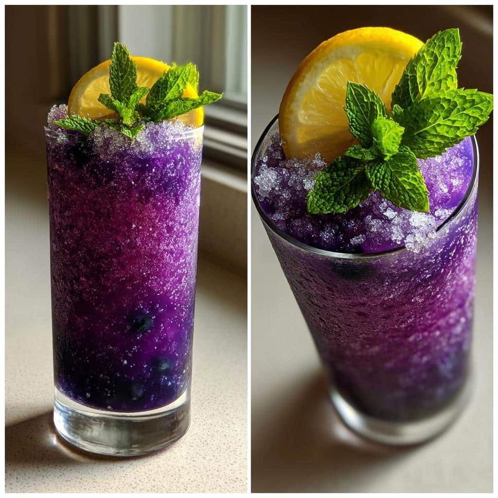 Blueberry Lemon Drop Slushies - detail 1