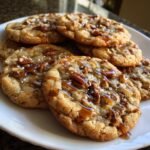 Brown butter maple pecan cookies