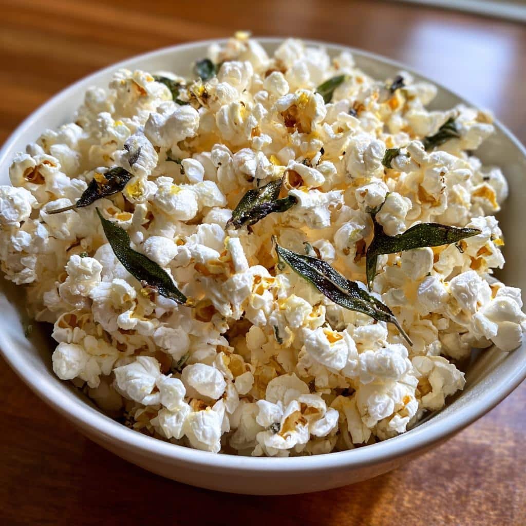 Brown butter sage popcorn - detail 1