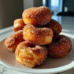 Cinnamon sugar mochi donuts