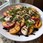 Grilled Peach & Burrata Salad