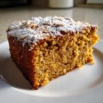 Pumpkin spice baked oats cake