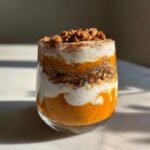 Pumpkin spice chia pudding parfait