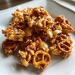 Pumpkin spice snack mix clusters