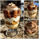 Pumpkin spice tiramisu cups