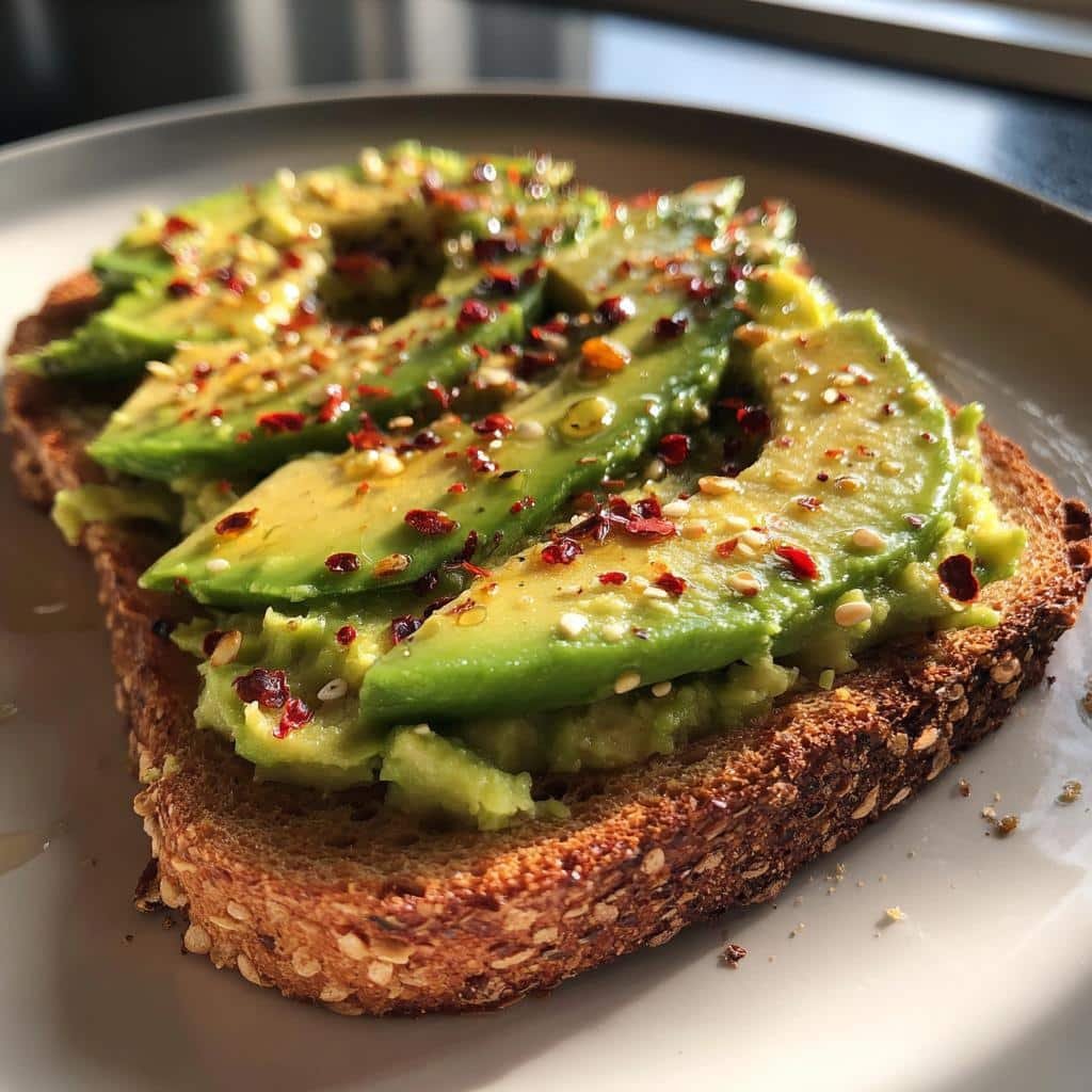 Savory Air Fryer Avocado Toast