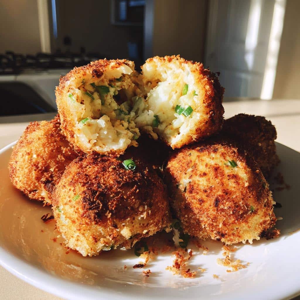 Smashed Green Onion Potato Bombs - detail 1