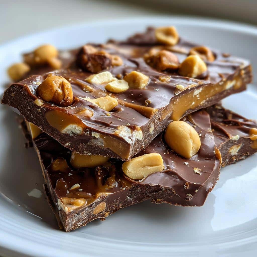Snickers Date Bark - detail 1