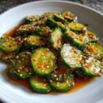 Spicy TikTok Cucumber Salad