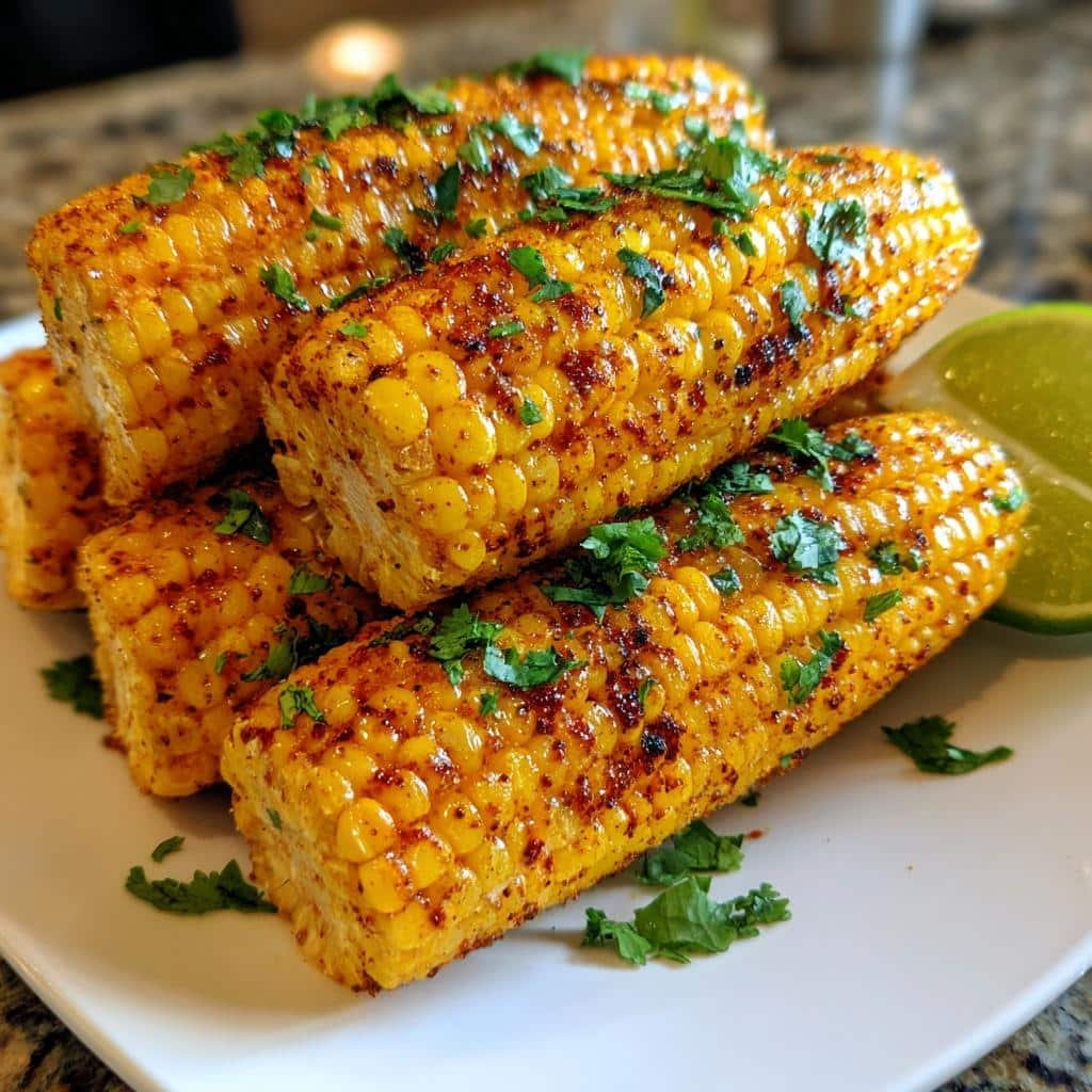 TikTok Corn Ribs with Chipotle Lime Air Fryer - detail 1