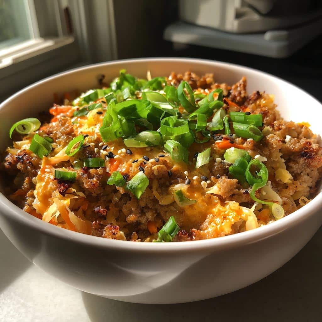 TikTok Deconstructed Egg Roll Bowl Air Fryer - detail 1