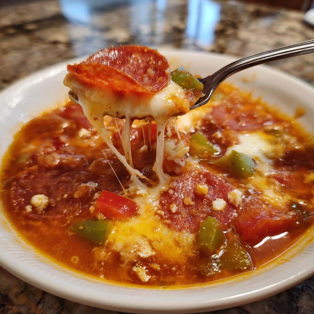 TikTok Pizza Soup