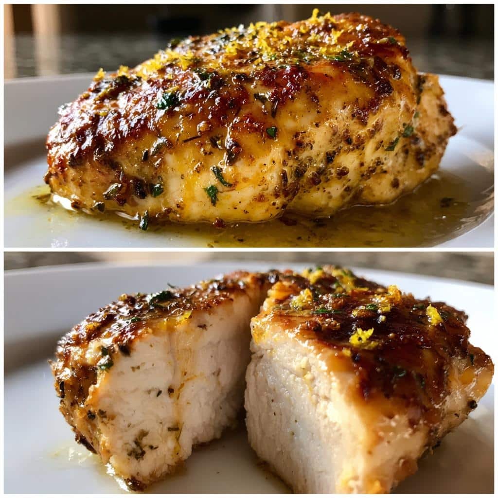 Air fryer Greek lemon oregano chicken breast
