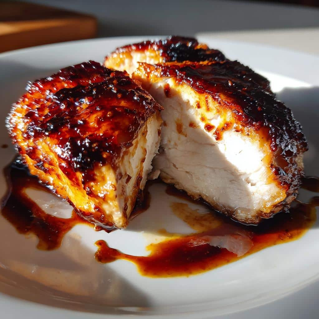 Air fryer balsamic glaze chicken breast