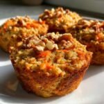 Air fryer carrot cake oatmeal cups