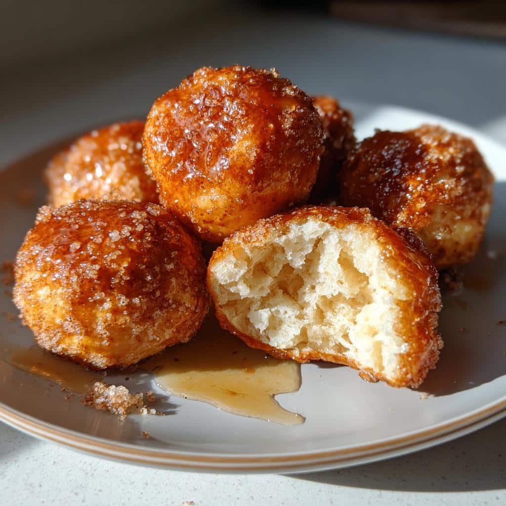 Air fryer honey butter biscuit bombs - detail 1