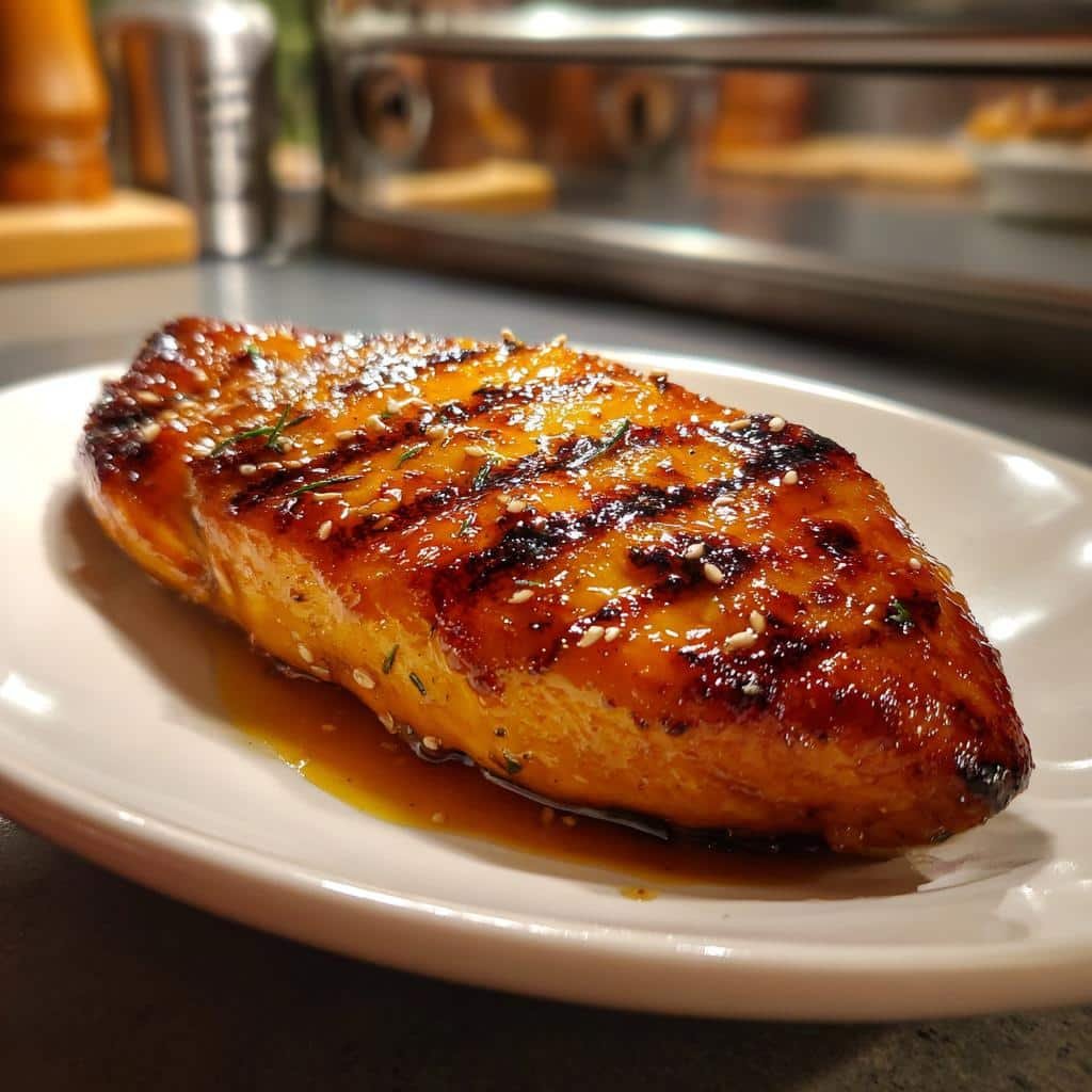 Air fryer honey soy chicken breast