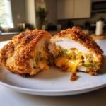 Air fryer jalapeño popper stuffed chicken breast