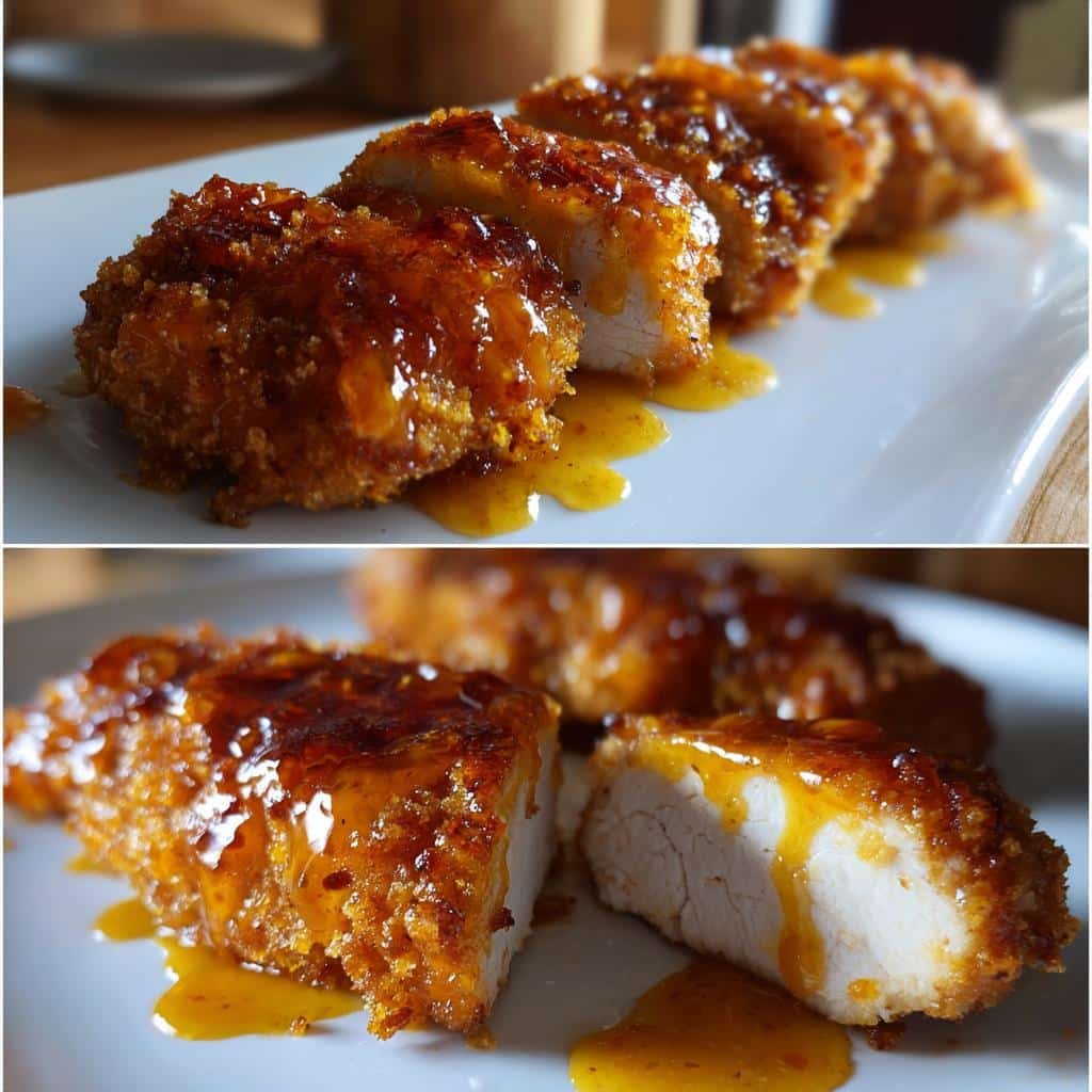Air fryer mango habanero chicken breast - detail 1