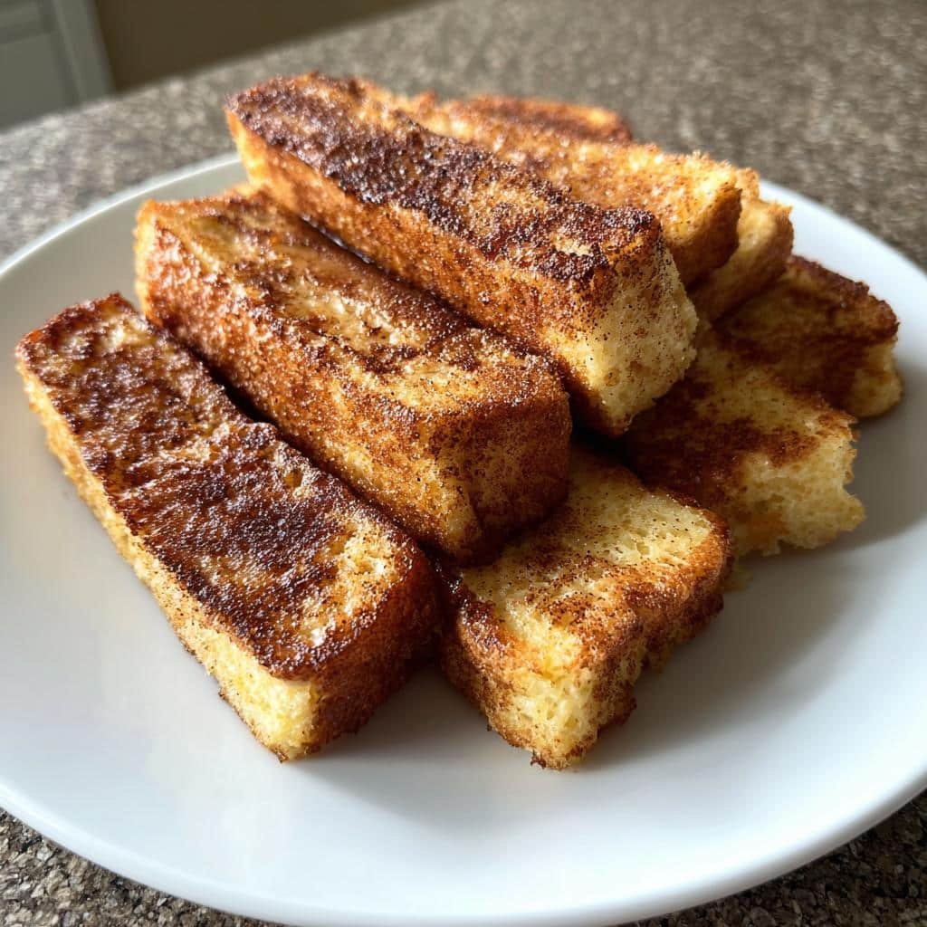 Air fryer protein French toast sticks - detail 1