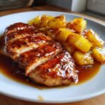 Air fryer teriyaki pineapple chicken breast