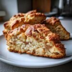 air fryer apple cinnamon scones