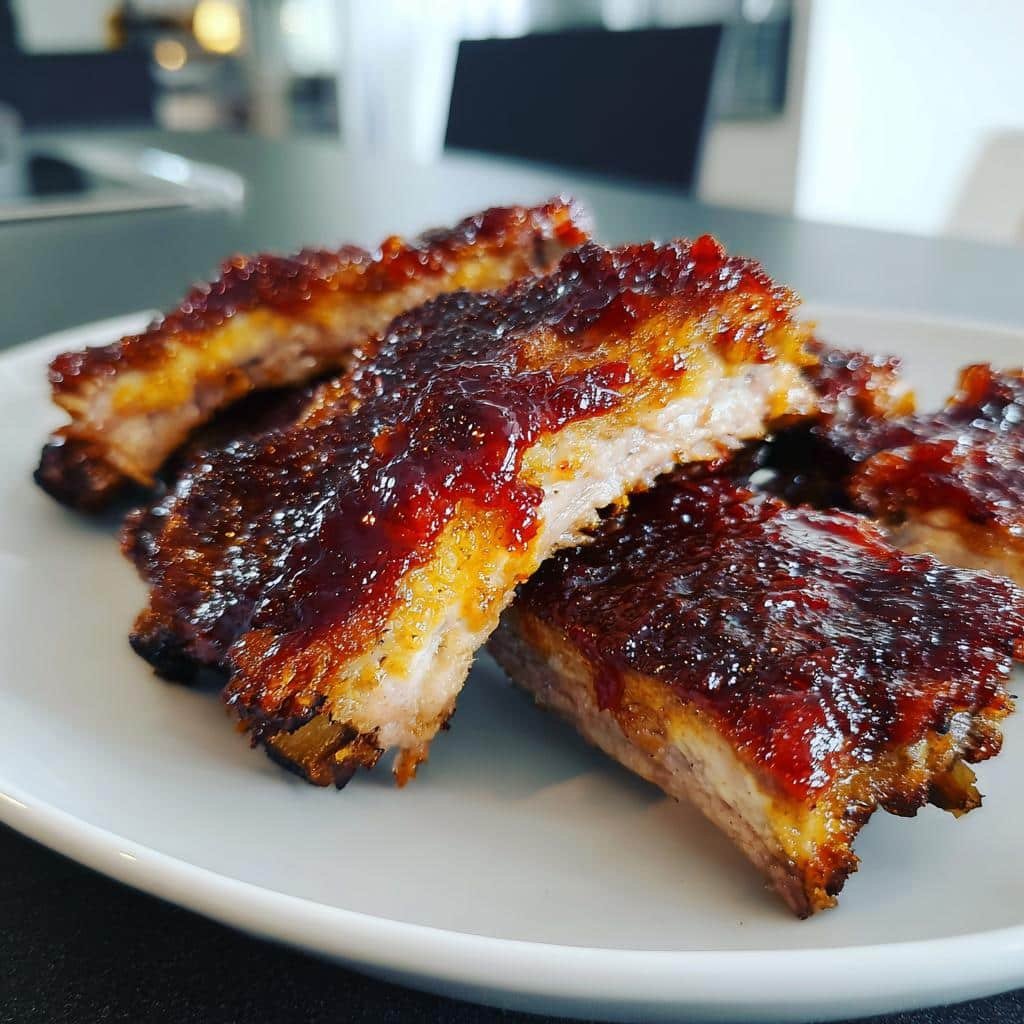 air fryer barbecue ribs