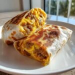 air fryer breakfast burritos