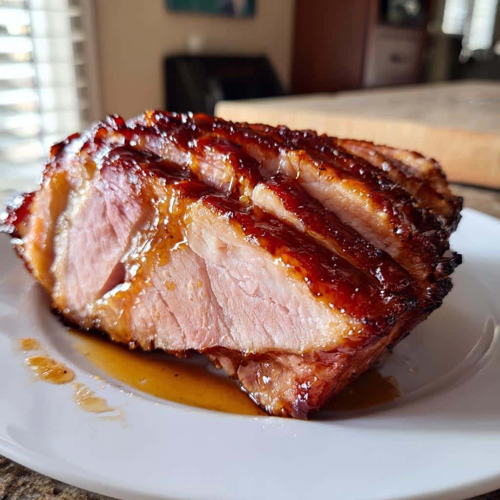 air fryer brown sugar ham