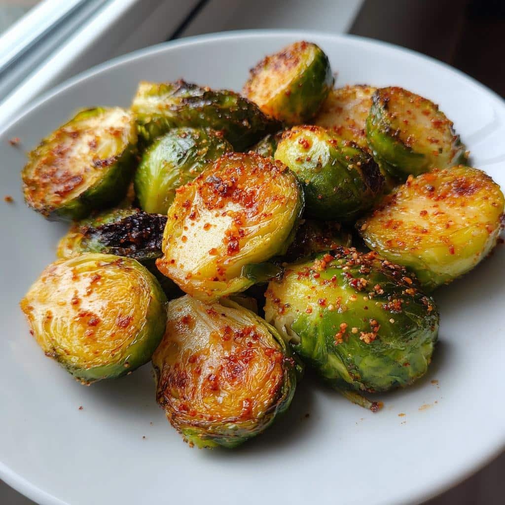 air fryer brussels sprouts