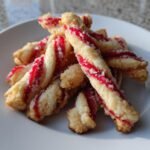 air fryer candy cane shortbread