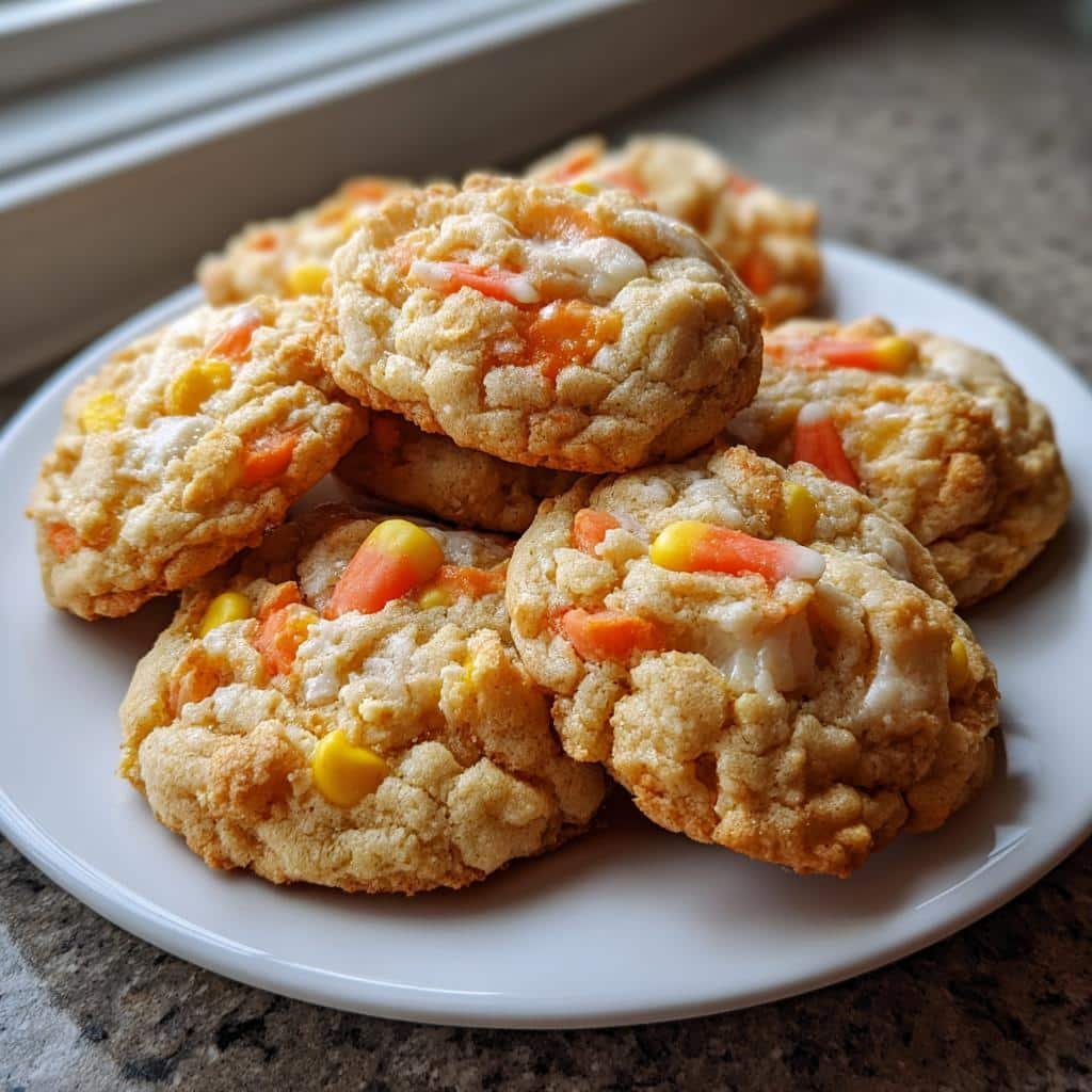 air fryer candy corn cookies