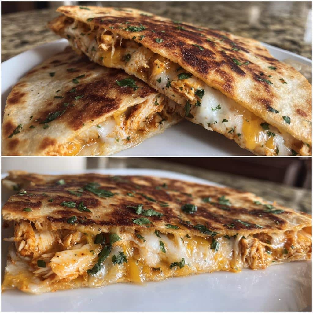 air fryer chipotle chicken quesadillas - detail 1