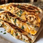 air fryer chipotle chicken quesadillas