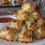 air fryer christmas tree pull apart bread
